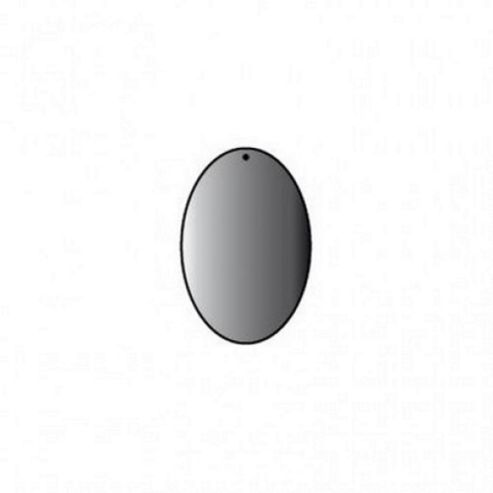 Image of P100 Alu Disc 56x37mm Oval Pendant Pack Of 10