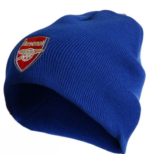 Blue Knitted with tesco licensed  hat. C hat Arsenal beanie Hat/Beanie F. Officially