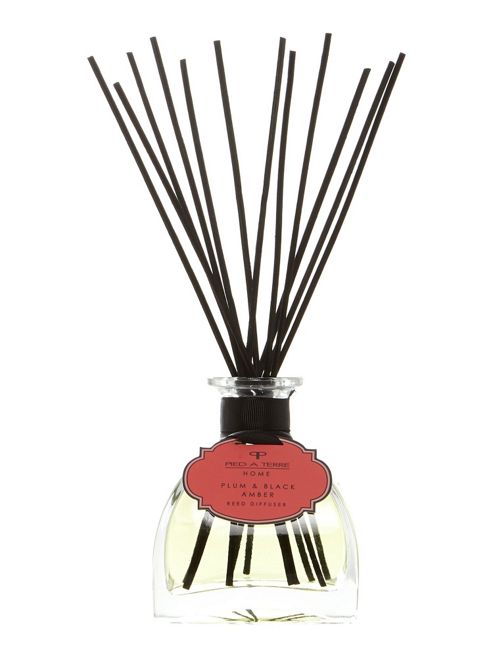 Image of Pied A Terre Plum & Black Amber Diffuser In Multi-coloured