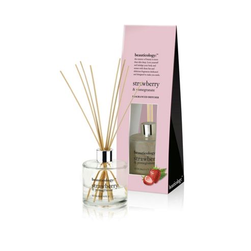 Image of Baylis And Harding Beauticology Reed Diffuser, Strawberry And Pomegranate
