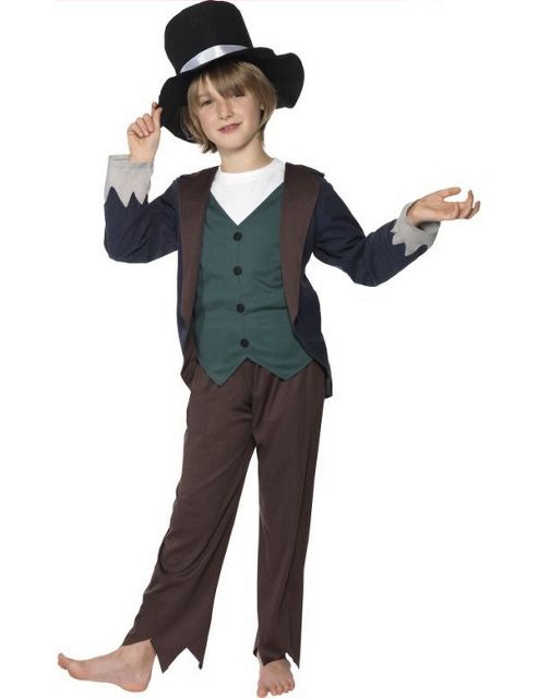 Image of Victorian Poor Boy - Child Costume 10-12 Years