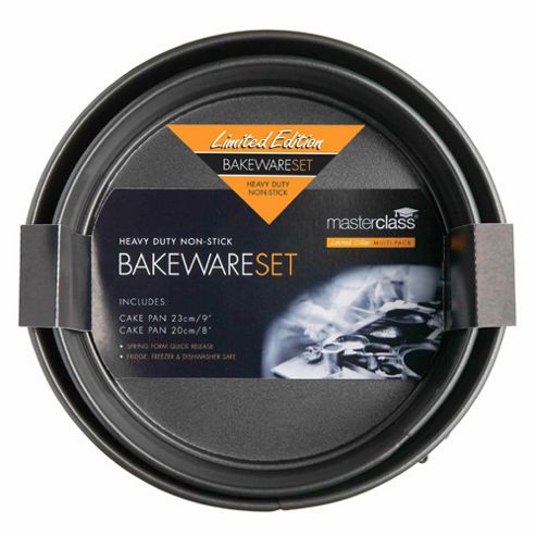 Image of Master Class Spring Form Cake Pan Set, 20cm And 23cm