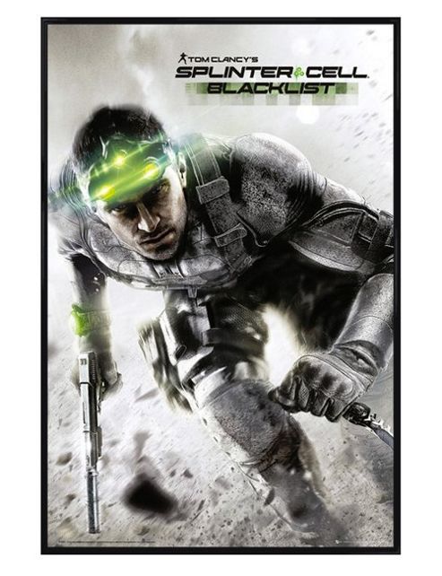 Image of Gloss Black Framed Tom Clancy's Splinter Cell Blacklist Poster