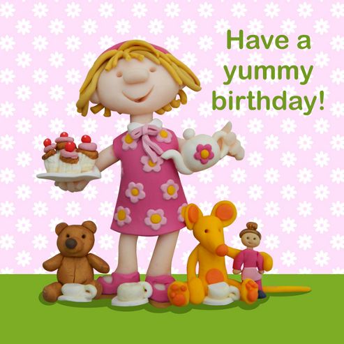 Image of Holy Mackerel Yummy Birthday Greetings Card