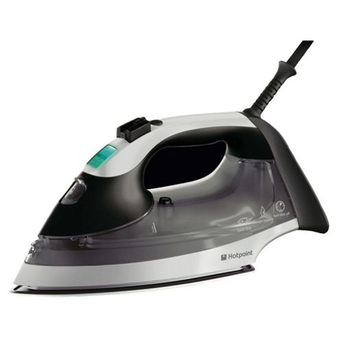 Image of Hotpoint Quick Perfection Si E40 Ba0 Non Stick Plate Steam Iron - Black
