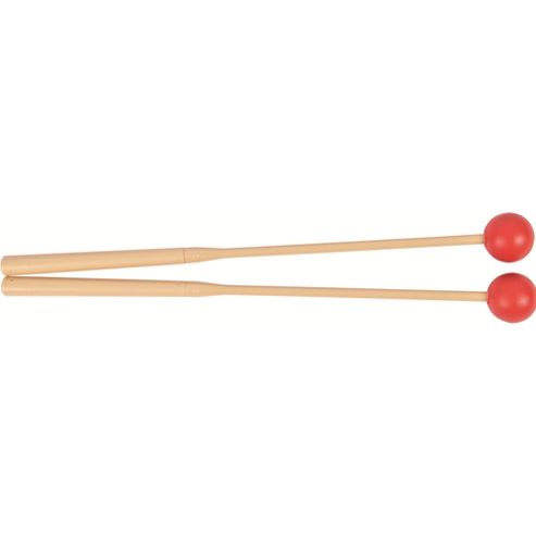 Image of Angel Am31 2 Xylophone Beaters - Red, Hard Pvc Head