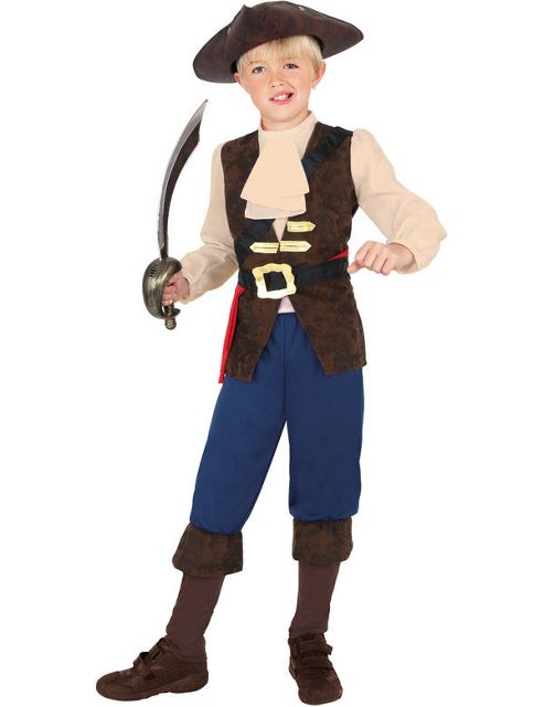 Image of Pirate Boy Jack - Child Costume 4-6 Years