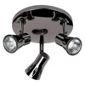 Endon Lighting Ceiling Spot Light in Black Chrome