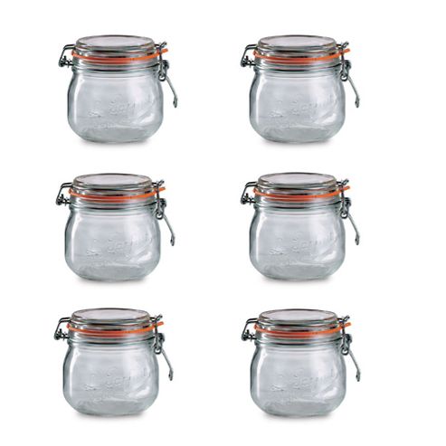 Image of Le Parfait Preserve Jar, 0.5l, Set Of 6
