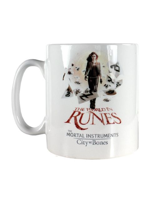 Image of The Mortal Instruments City Of Bones The World In Runes 10oz Ceramic Mug