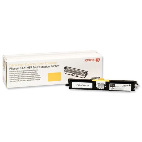 Image of Xerox (yellow) High Capacity Toner Cartridge (yield 2,600 Pages) For Phaser 6121
