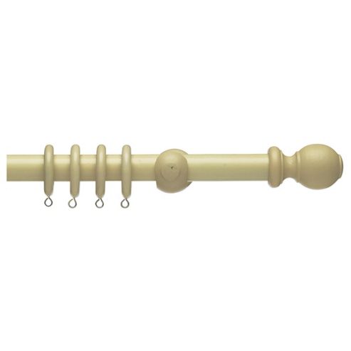 Image of Wood Curtain Pole 28mm 150cm, Natural
