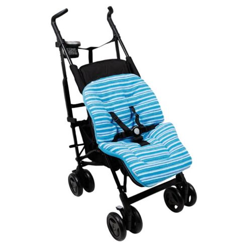 Image of Clair De Lune Pushchair Liner Fun funky Blue