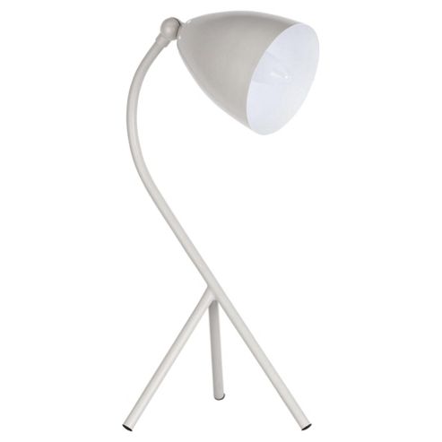 Image of Devon Tripod Desk Lamp, Stone
