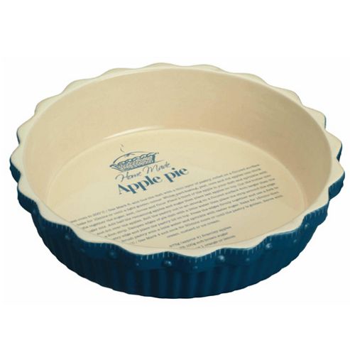 Image of Home Made Fluted Round Pie Dish, 26cm, Set Of 4