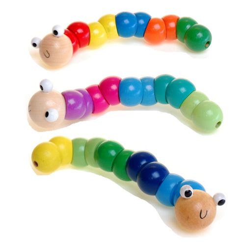 Image of Ackerman Traditional Wood 'n' Fun Wiggly Worms For 3years Plus
