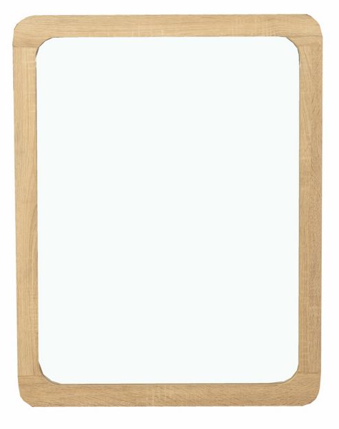 Image of Elements Felipe Mirror - Light Oak