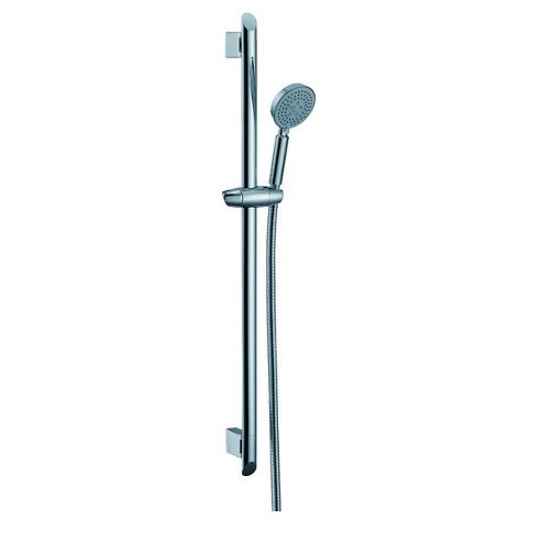 Image of Bridgepoint Sliding Rail In Chrome With 1-jet Hand Shower And Hose