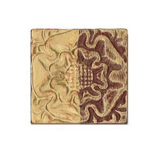 Image of Brush N Leaf Brass Gold
