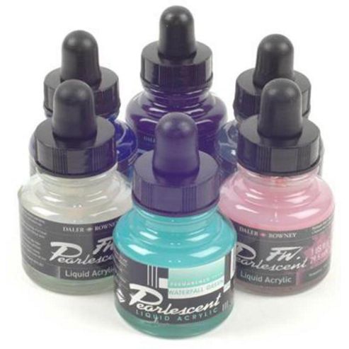 Image of Fw Artists Ink 6 Pearlescent Set