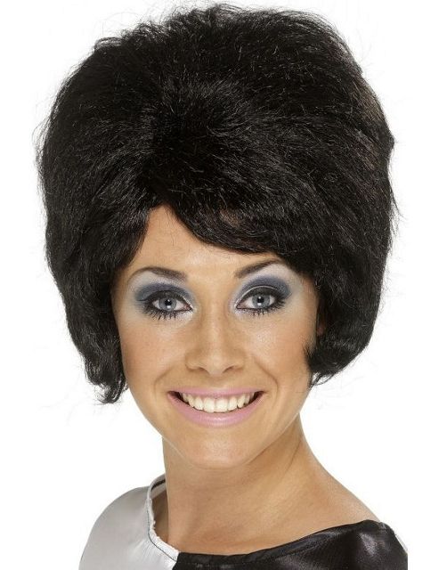 Image of 60's Beehive Wig - Black
