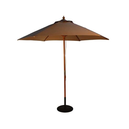 Image of Parasol Wood Pulley 2.5m Taupe