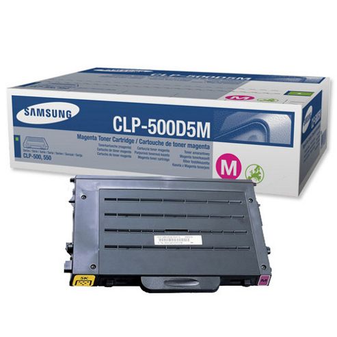 Image of Samsung Clp-500d5m Magenta (yield 5,000 Pages) Toner Cartridge For Clp-500/n Series Printers