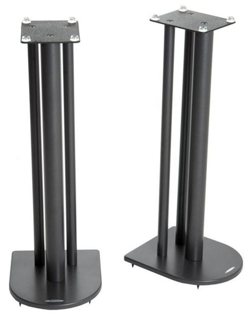 Image of Pair Of Speaker Stands In Black - Height 70cm