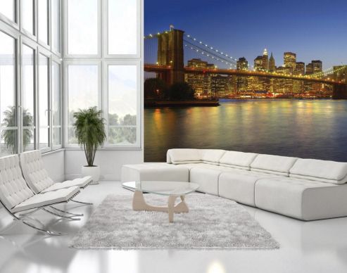 Image of 1wall Giant Brooklyn Bridge Wall Mural