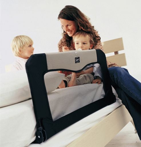 Image of Babydan Sleep N Safe Bed Guard Black