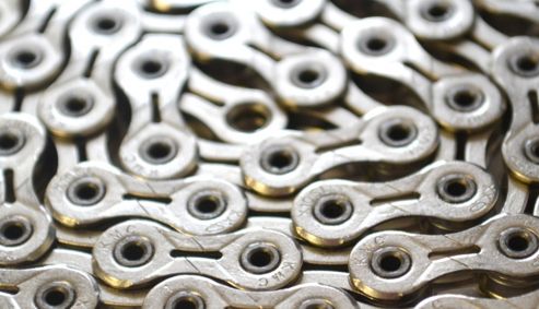 Image of Kmc X10 Sl Silver 10 Speed Shimano Sram Compatible Bike Chain