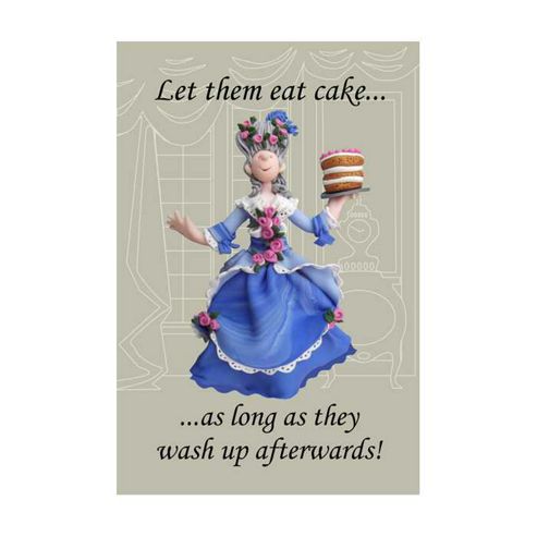 Image of Holy Mackerel Tea Towel- Marie Antoinette