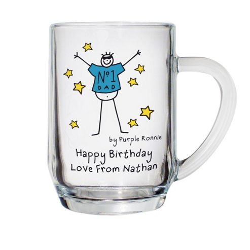Image of Personalised Purple Ronnie No1 Dad Tankard