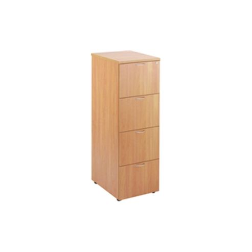 Image of Jemini 4-drawer Filing Cabinet Beech Kf71958