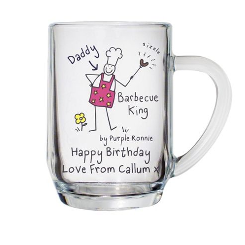 Image of Personalised Purple Ronnie Bbq King Tankard