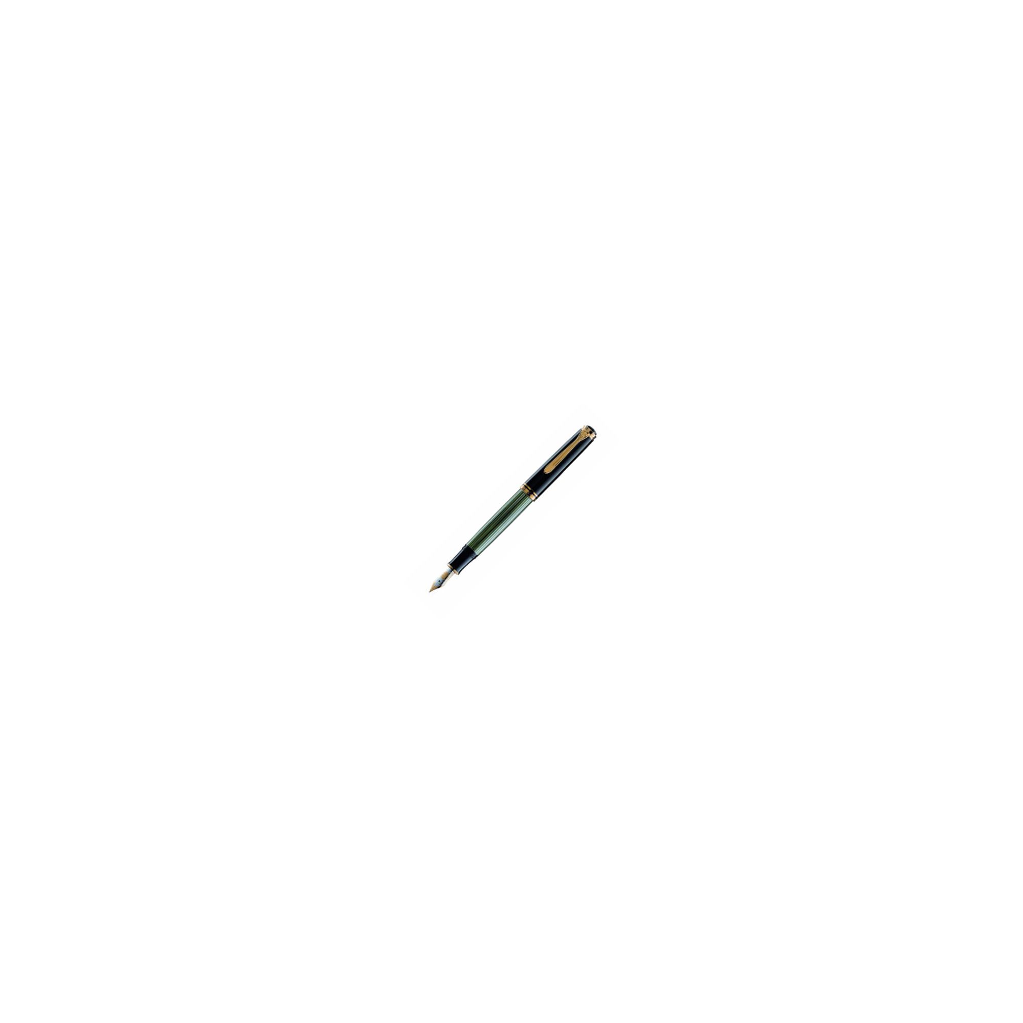 Pelikan SouverÃ¤n M1000 Black/Green Fountain pen at Tesco Direct