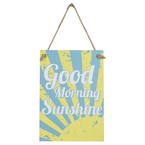 Image of Good Morning Sunshine Signage 21 X 15cm
