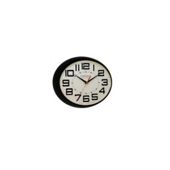 Acctim 21683 Aldgate Wall Clock Black