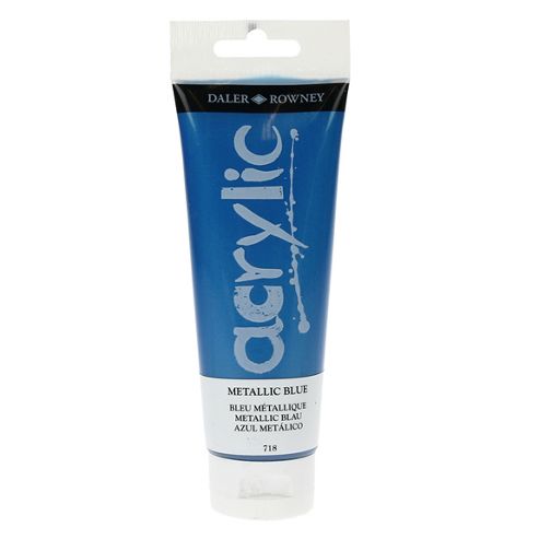 Image of Daler Graduate Acrylic Metallic Blue 120ml