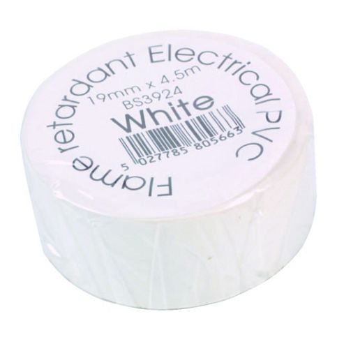 Image of 4.5m White Pvc Electrical Insulation/insulating Tape