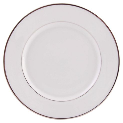 Image of Platinum Rim Dinner Plate, Porcelain