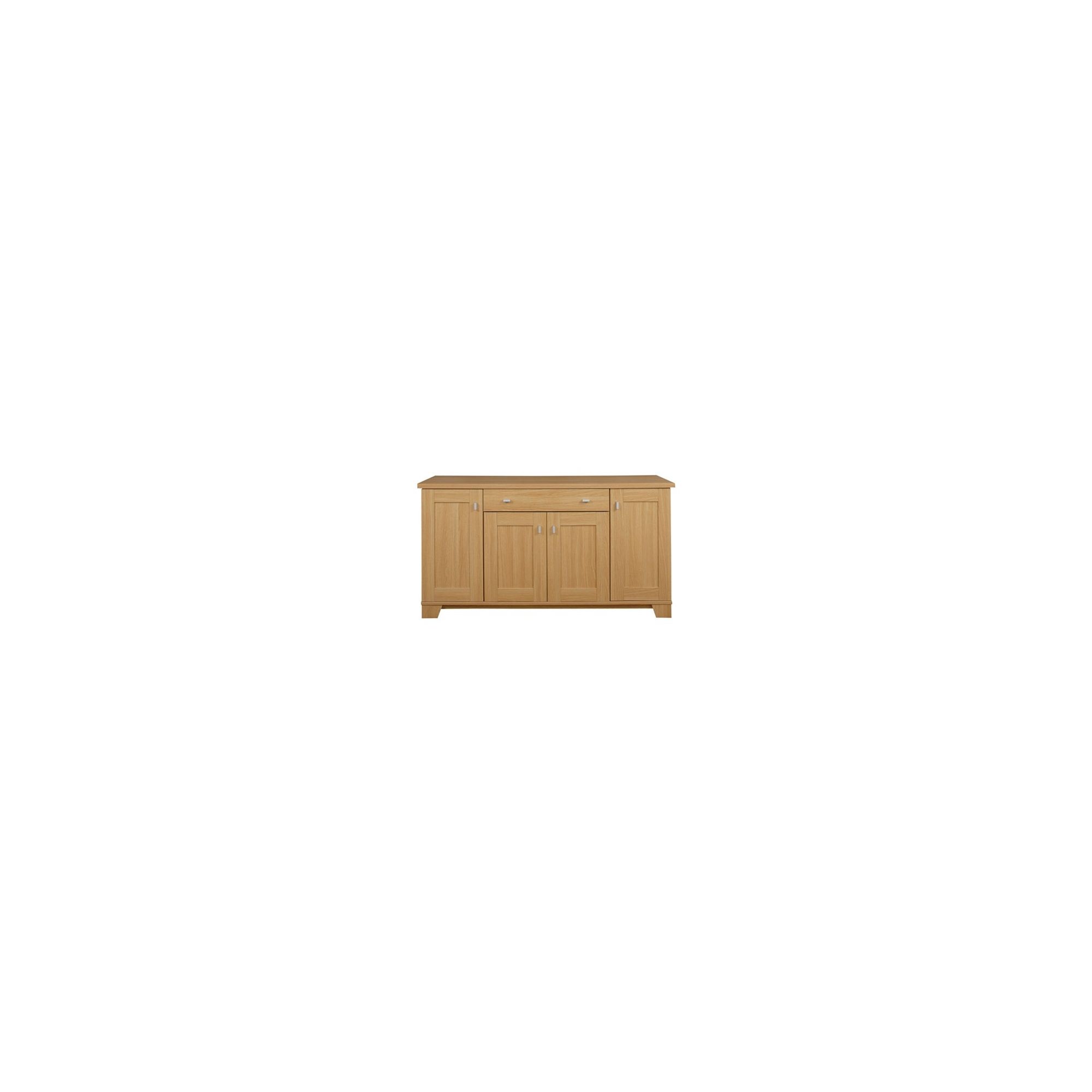 Caxton Sherwood 4 Door / 1 Drawer Sideboard in Natural Oak at Tesco Direct
