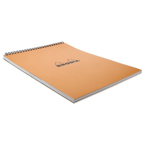 Image of Rhodia Classic Wrbnd Pad 80 Detach. Sh. 21x29.7cm Sq.5x5 18500c