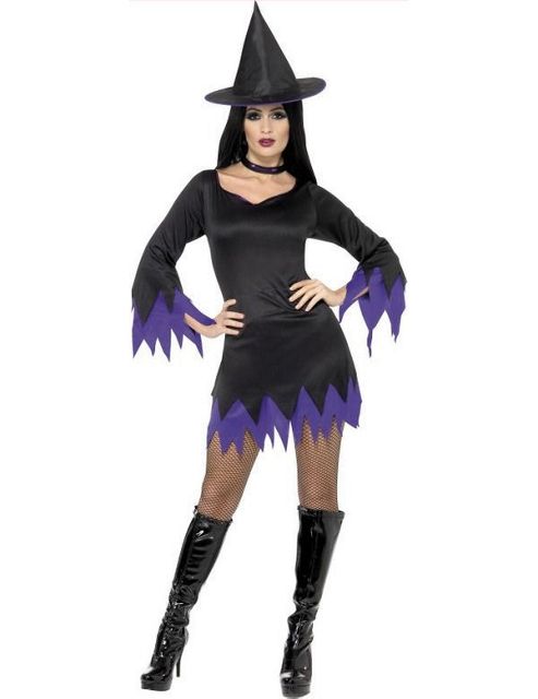 Image of Adult Witch Halloween Costume Medium