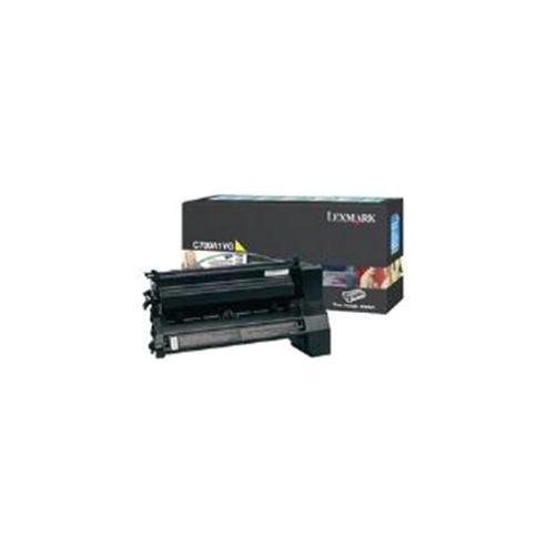 Image of "lexmark C780, C782 Yellow Return Programme Print Cartridge (6k)"