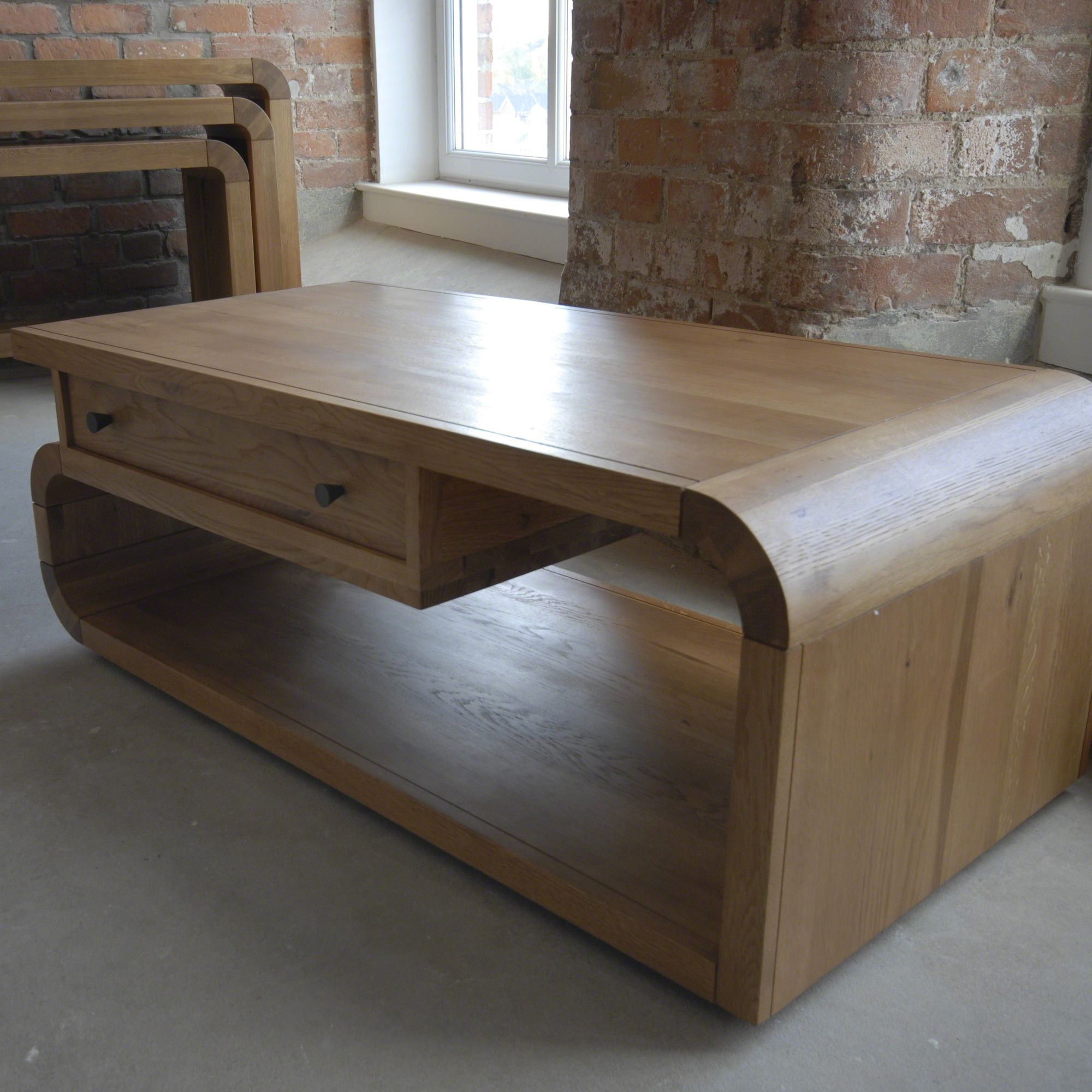 Oceans Apart Cadence Oak Living Coffee Table W/ Drawer at Tesco Direct
