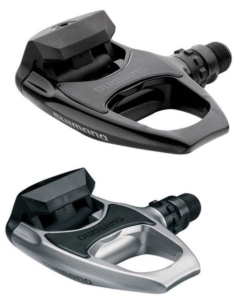 Image of Shimano R540 Spd-sl Road Spd Pedal - Silver