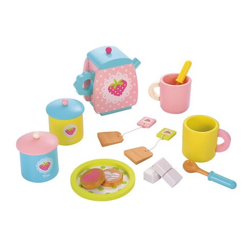 Image of Elc Wooden Teatime Set