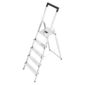 Hailo 281cm L40 Aluminium Safety Household Ladder with black Fracture-Proof