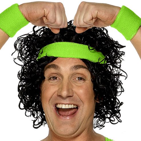 Image of Green Sweatband Set